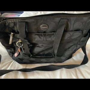 Coach signature Nylon diaper bag